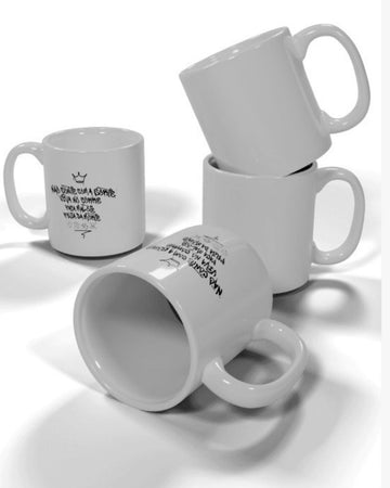 Caneca "CORREDOR" - WHITE/BLACK