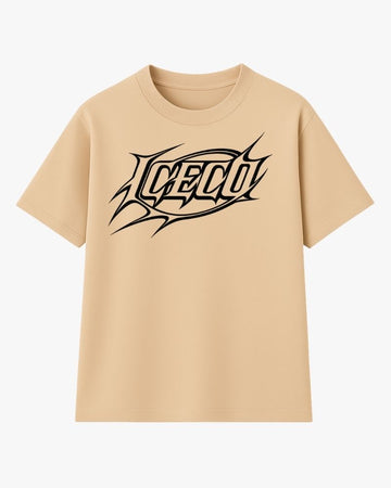Tee "SYSTEM" - Bege