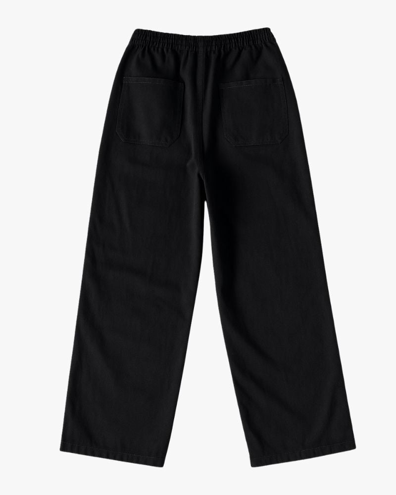 Pants Oversized "ICEWORLD" - Black