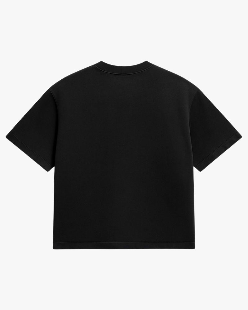 Tee "FACES"- Black (boxy)