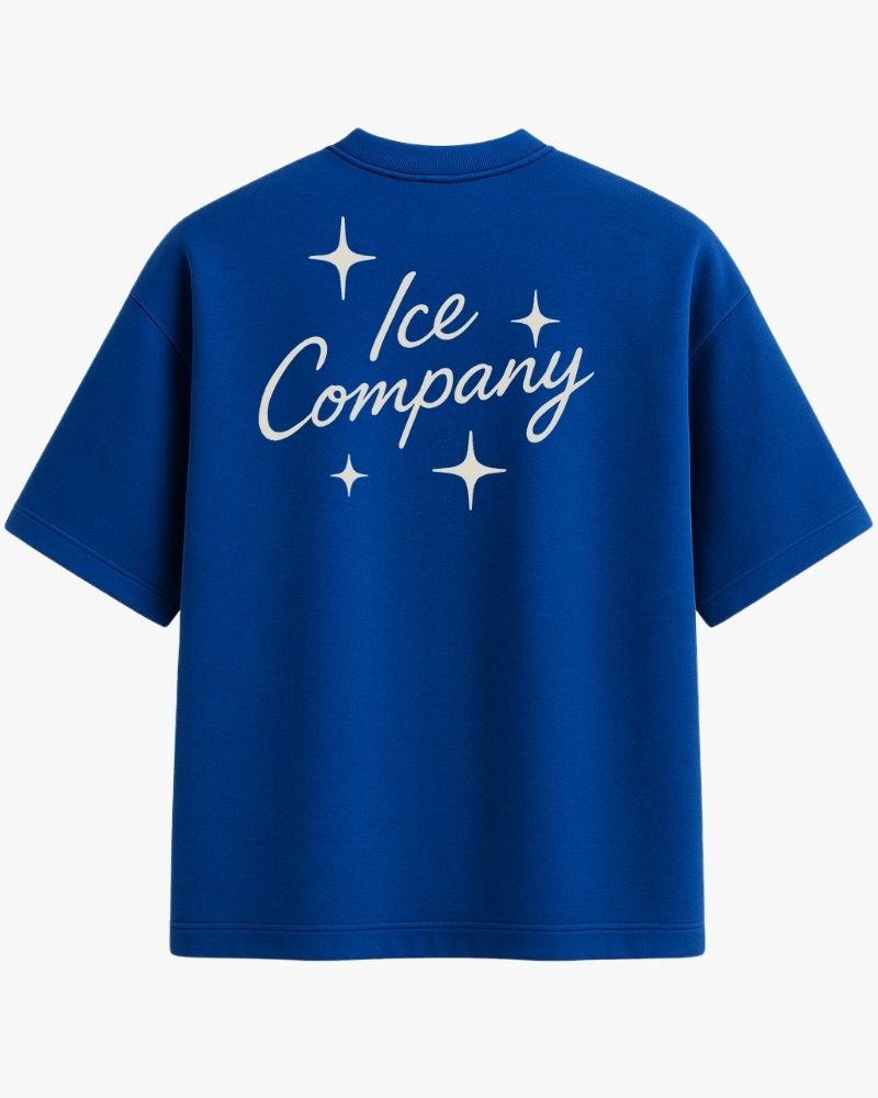 Tee "LOGO" (Oversized Premium) - Blue
