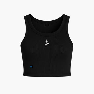 Regata Cropped "ASTRA" - Preta