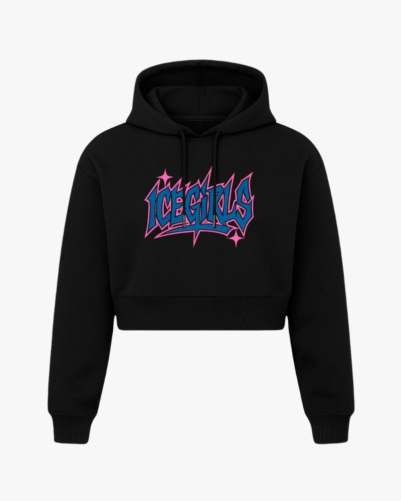Cropped Moletom ''SHOK'' - Black