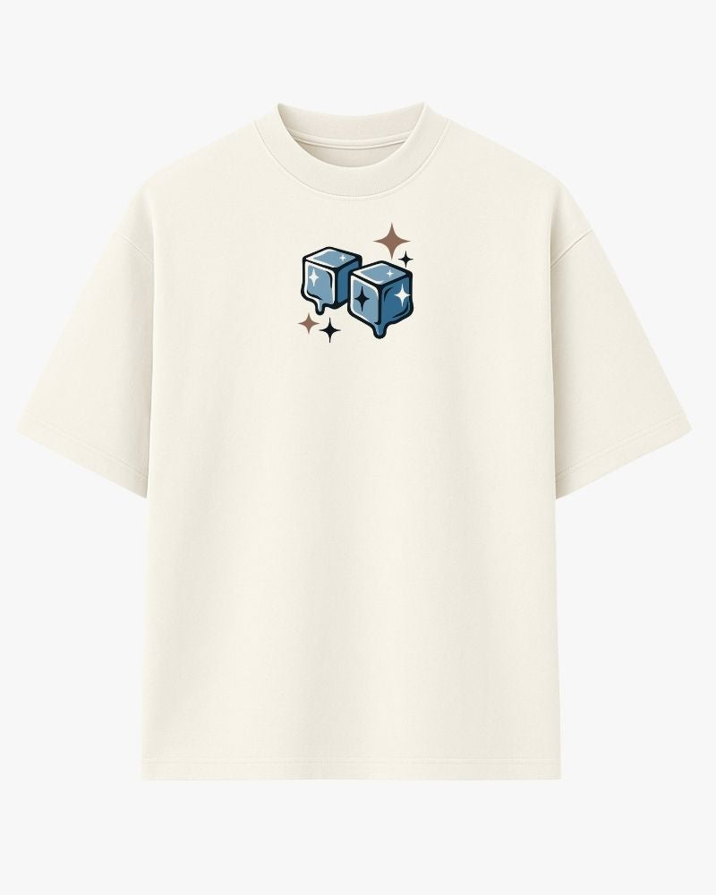 Tee "BLESSED" (oversized premium) -Off White