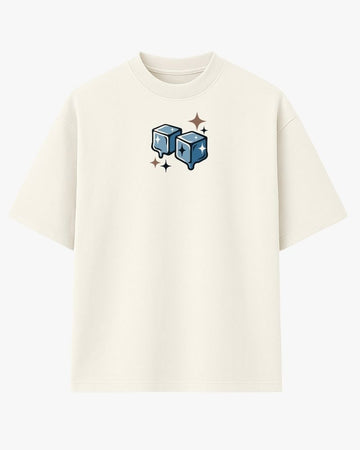 Tee "BLESSED" (oversized premium) -Off White