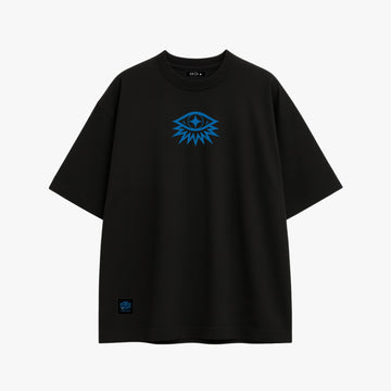 Tee Oversized “EYES” - Preta