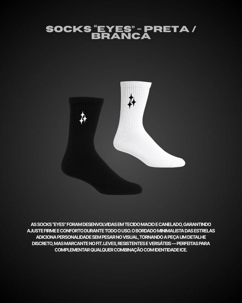 Socks “EYES” - Branca